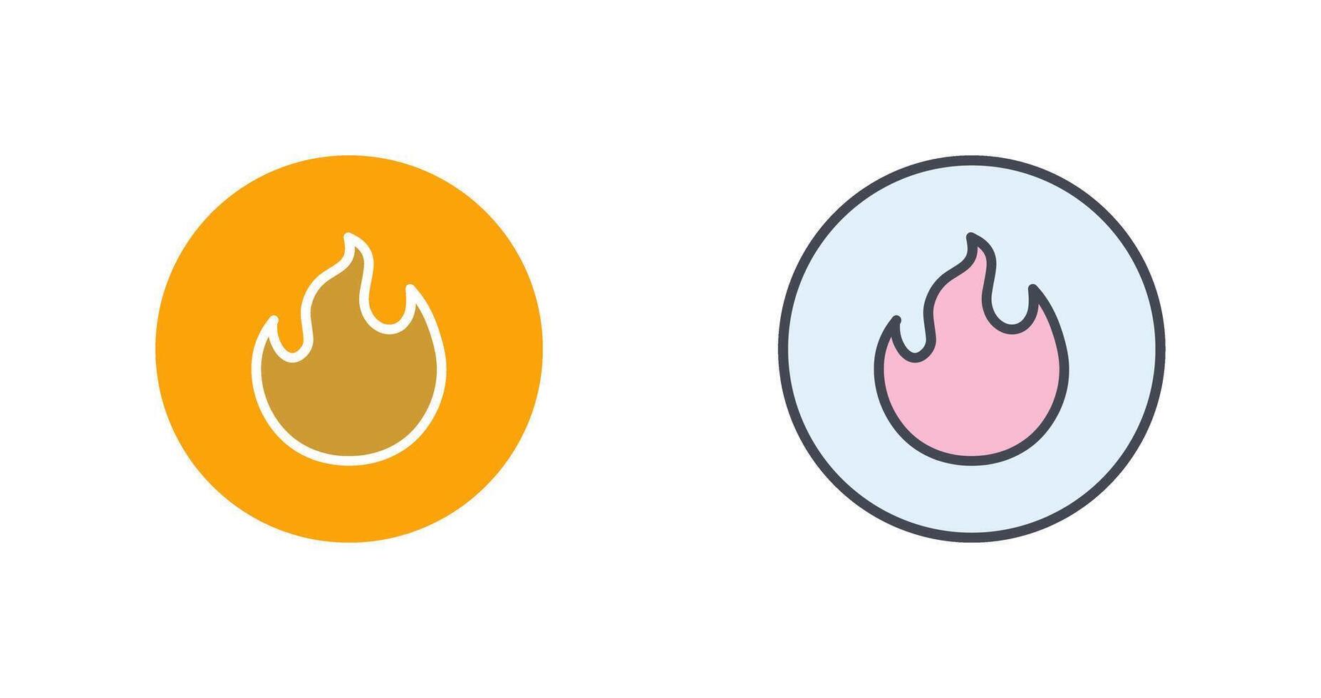 Fire Icon Design vector