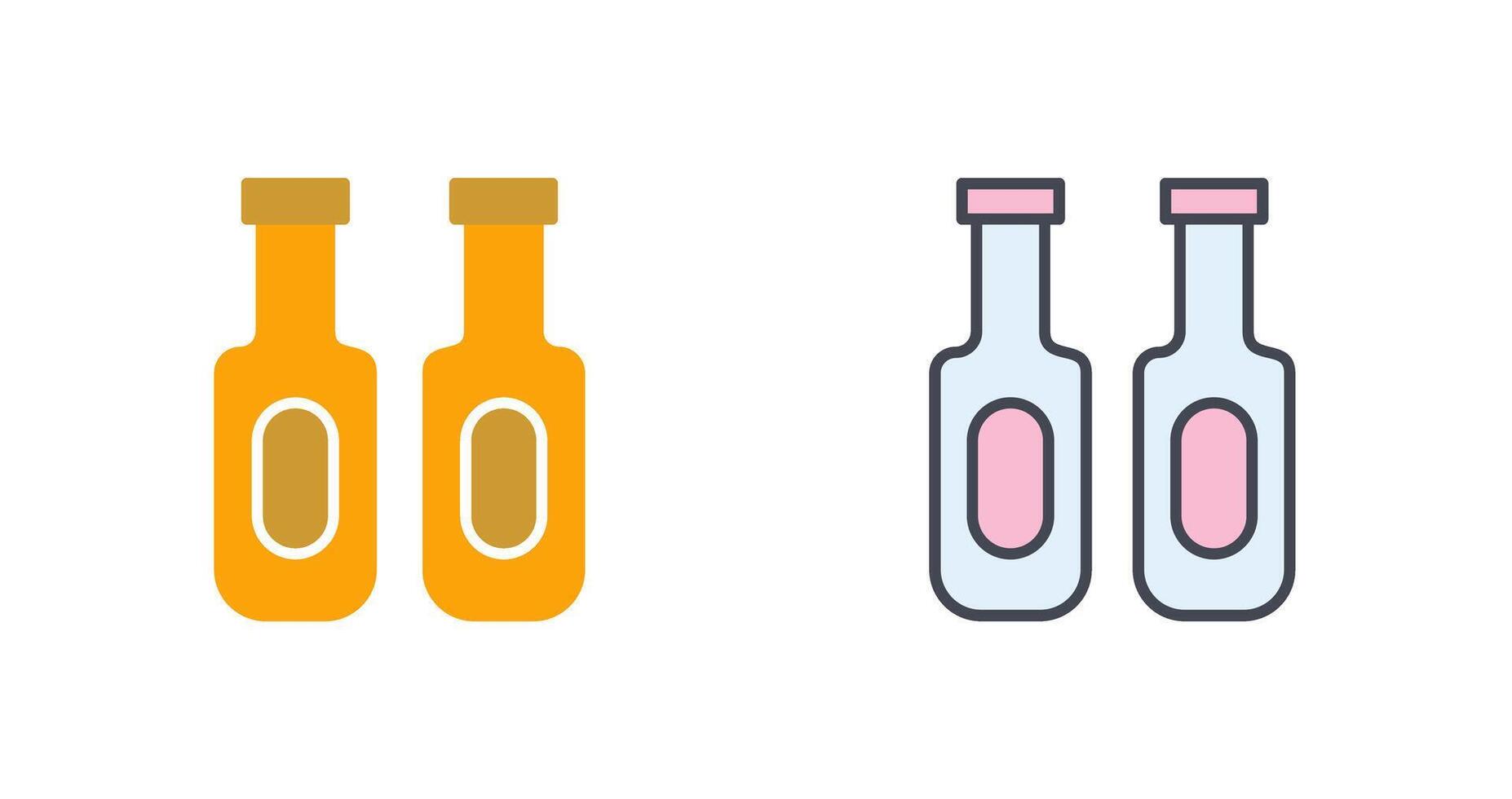 bebida botella icono diseño vector