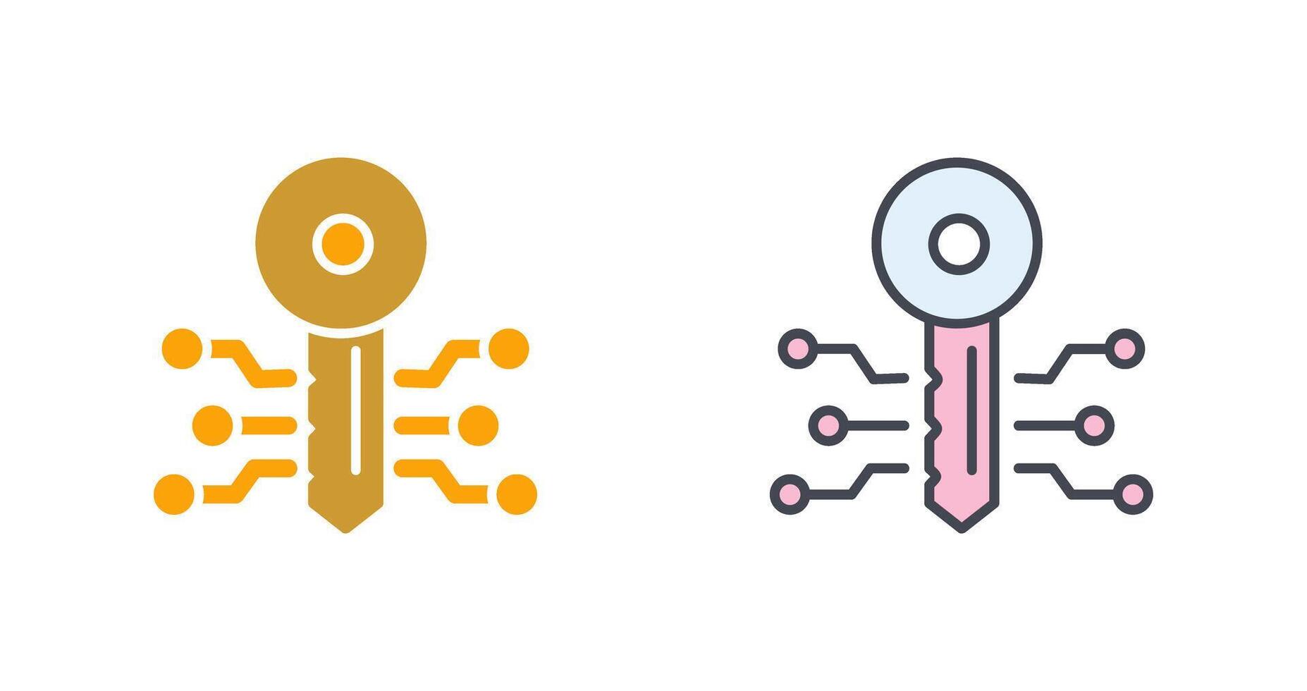 Key Icon Design vector