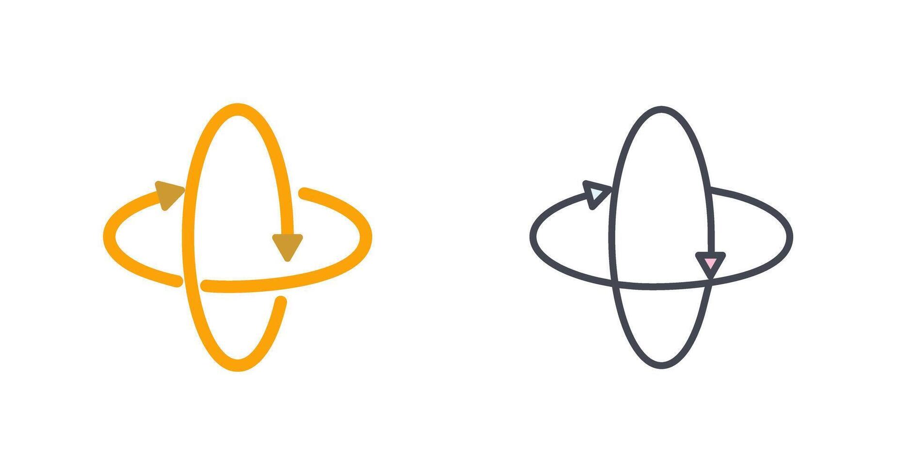 Rotate Icon Design vector