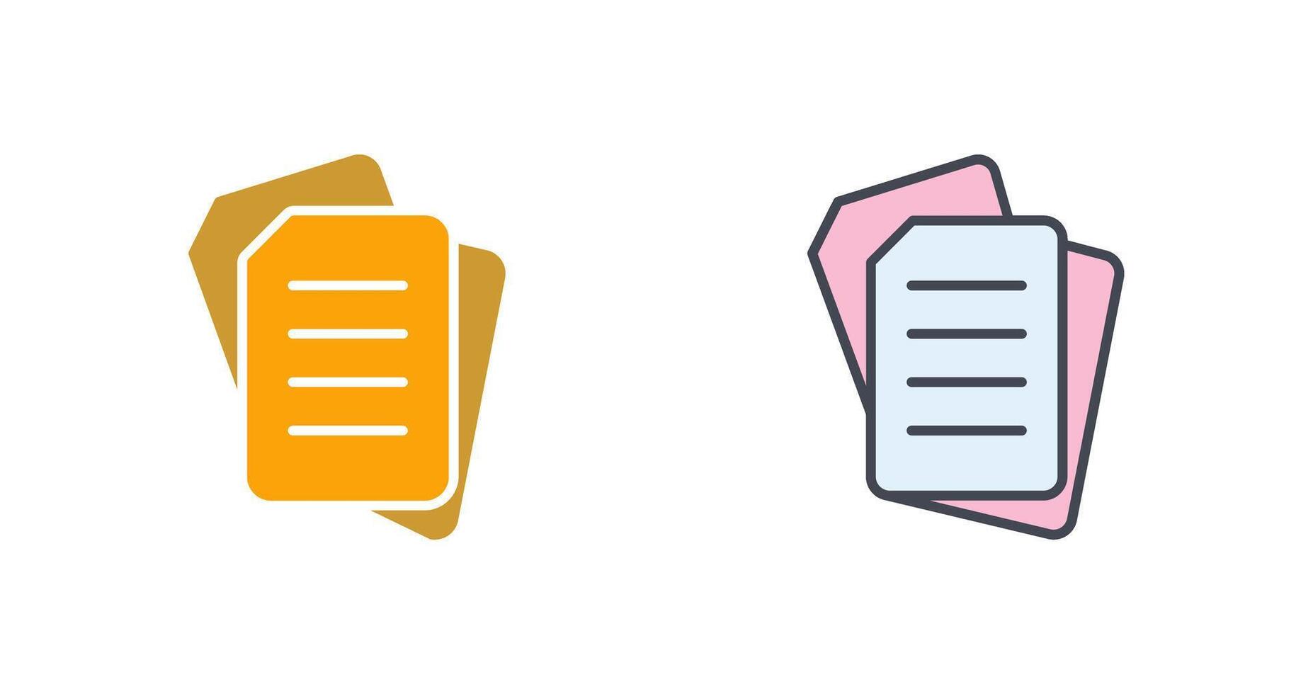 Document Icon Design vector