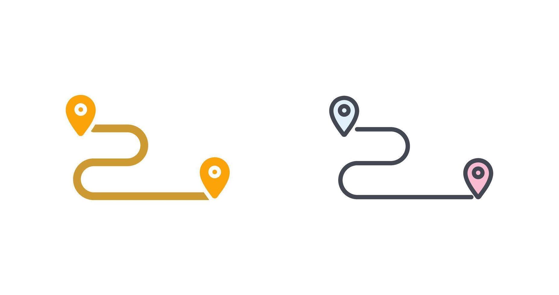 Way Icon Design vector