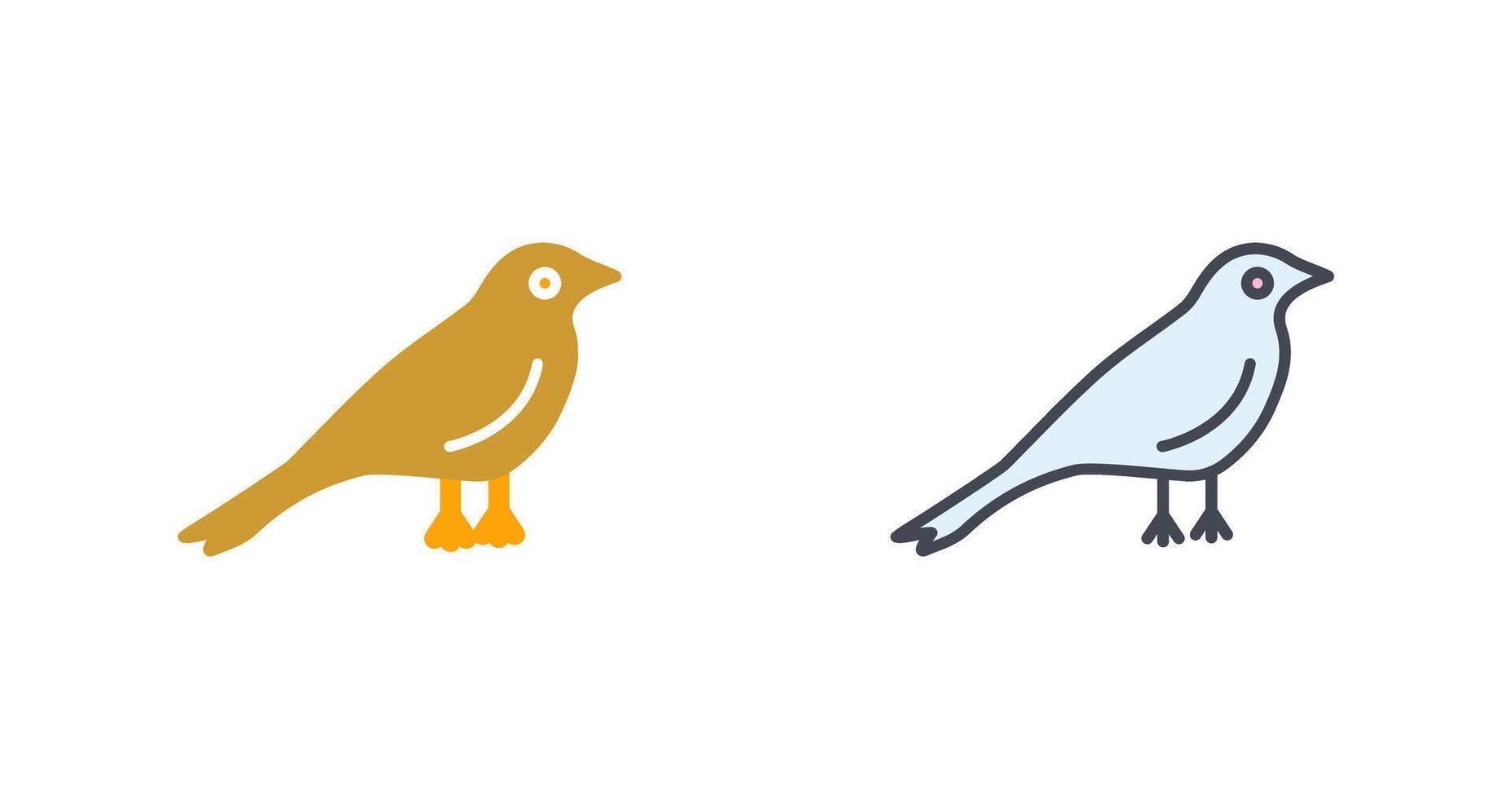 diseño de icono de pájaro vector