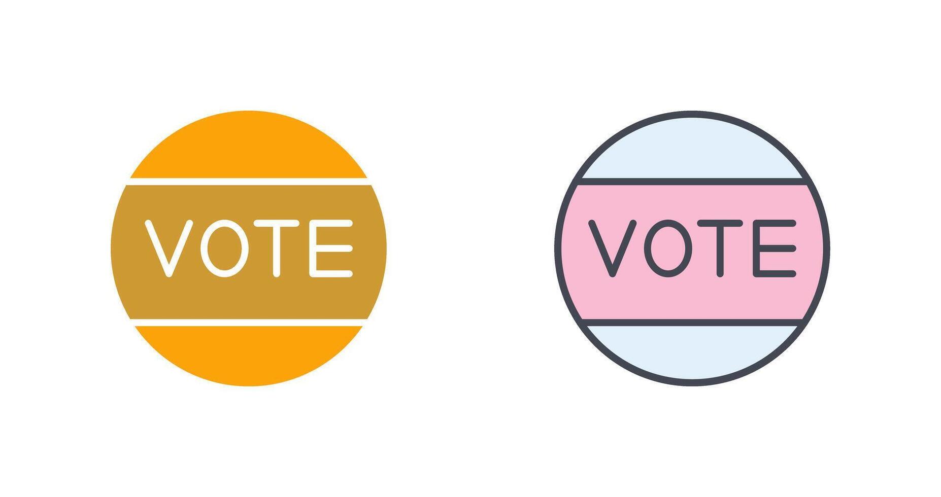 Vote Icon Design vector