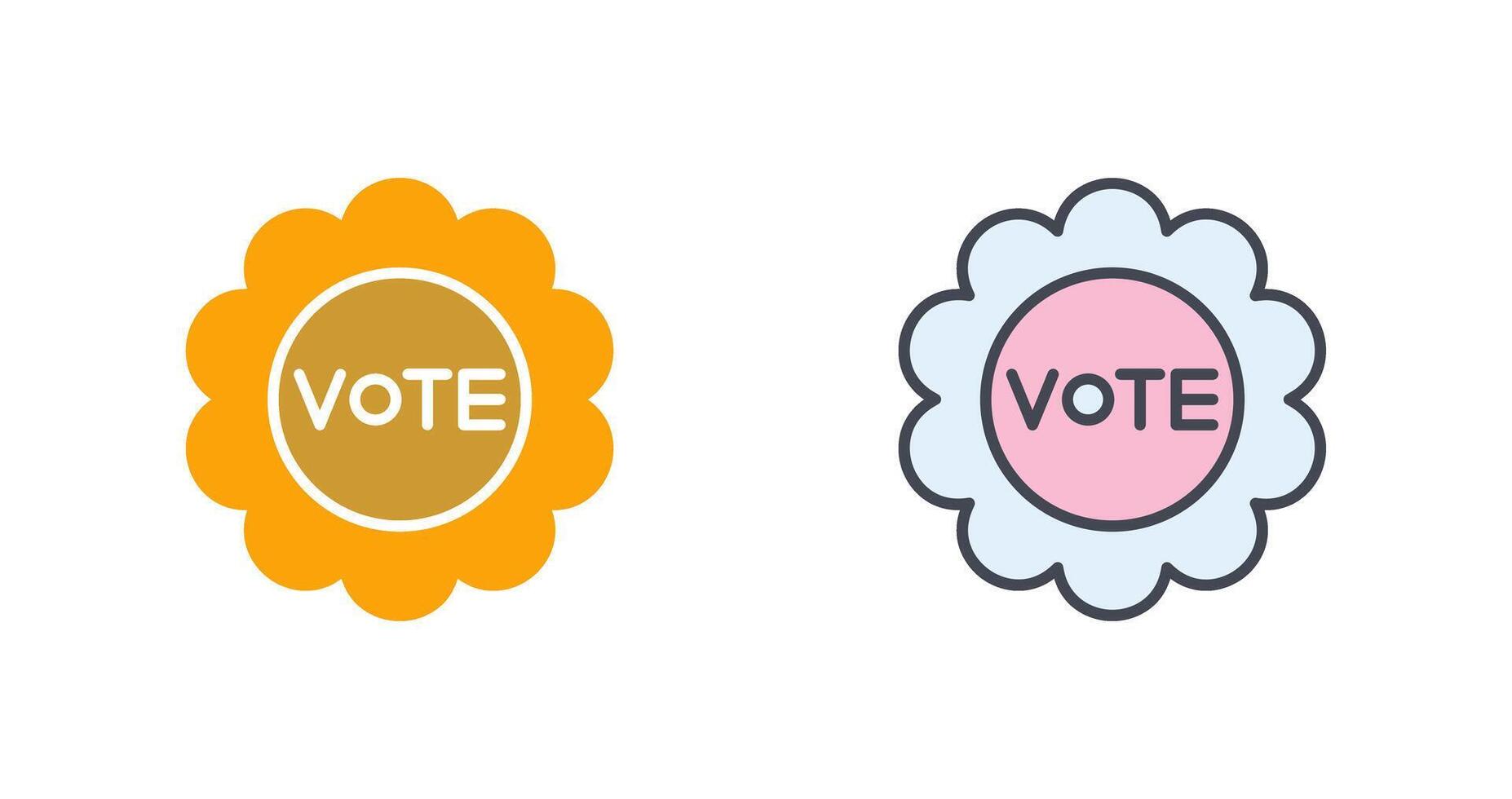 Vote Icon Design vector