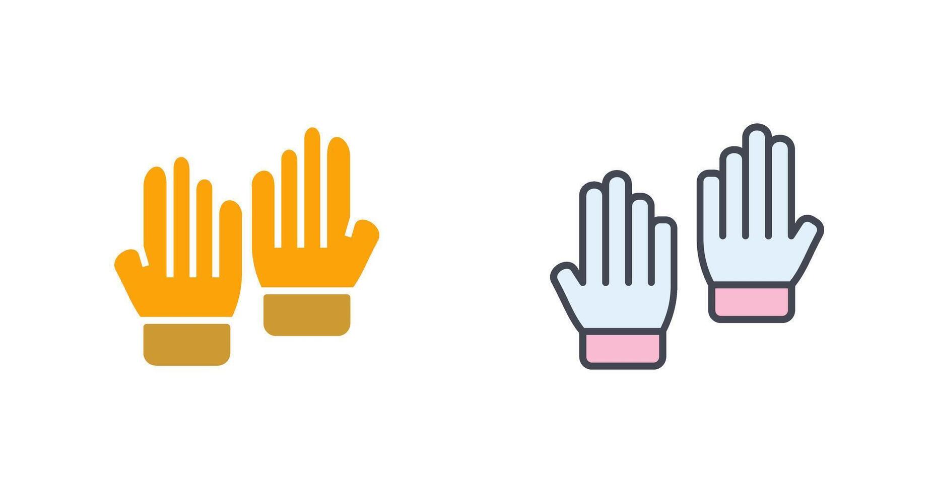 Gloves Icon Design vector