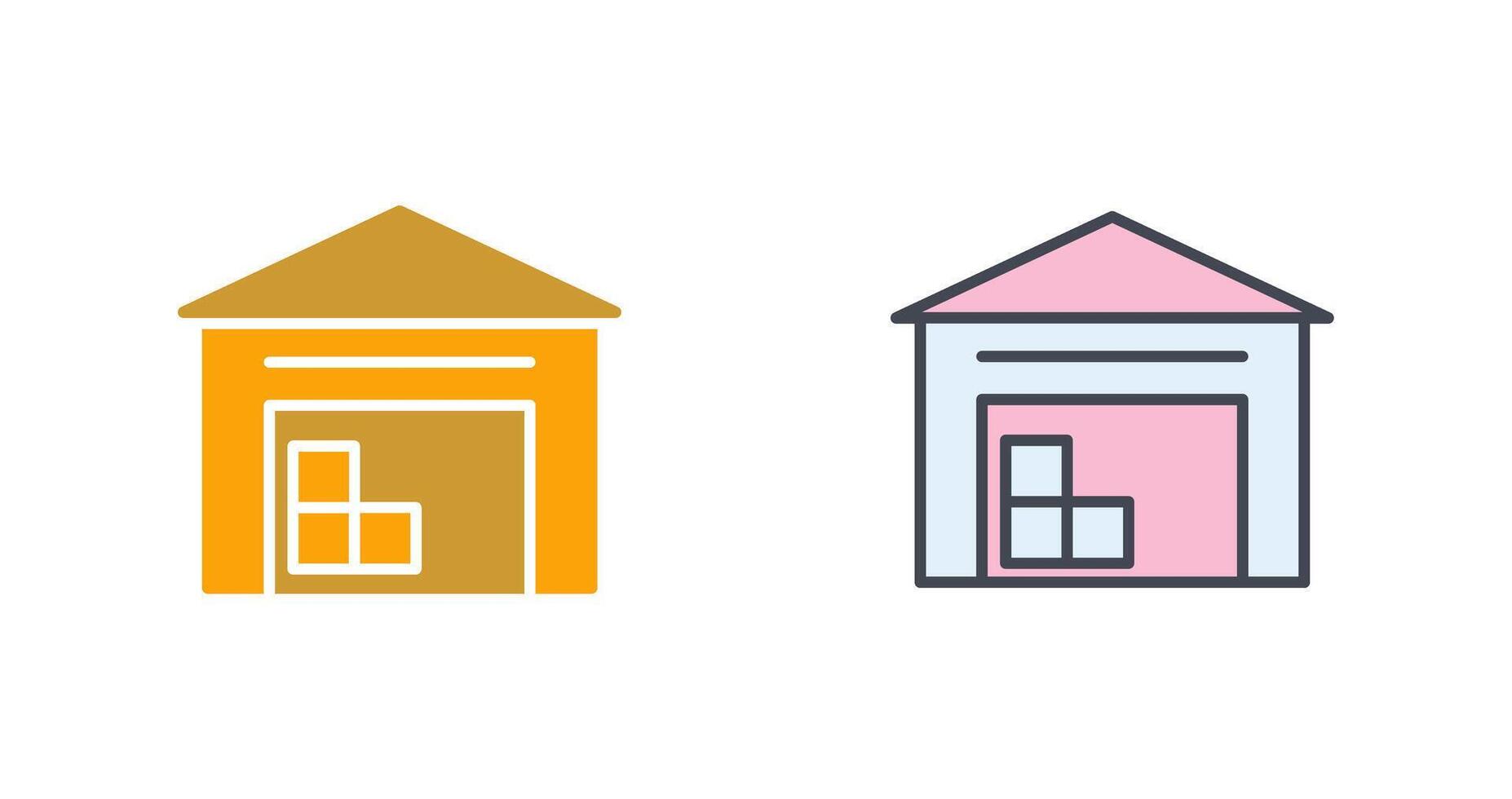 Warehouse Icon Design vector