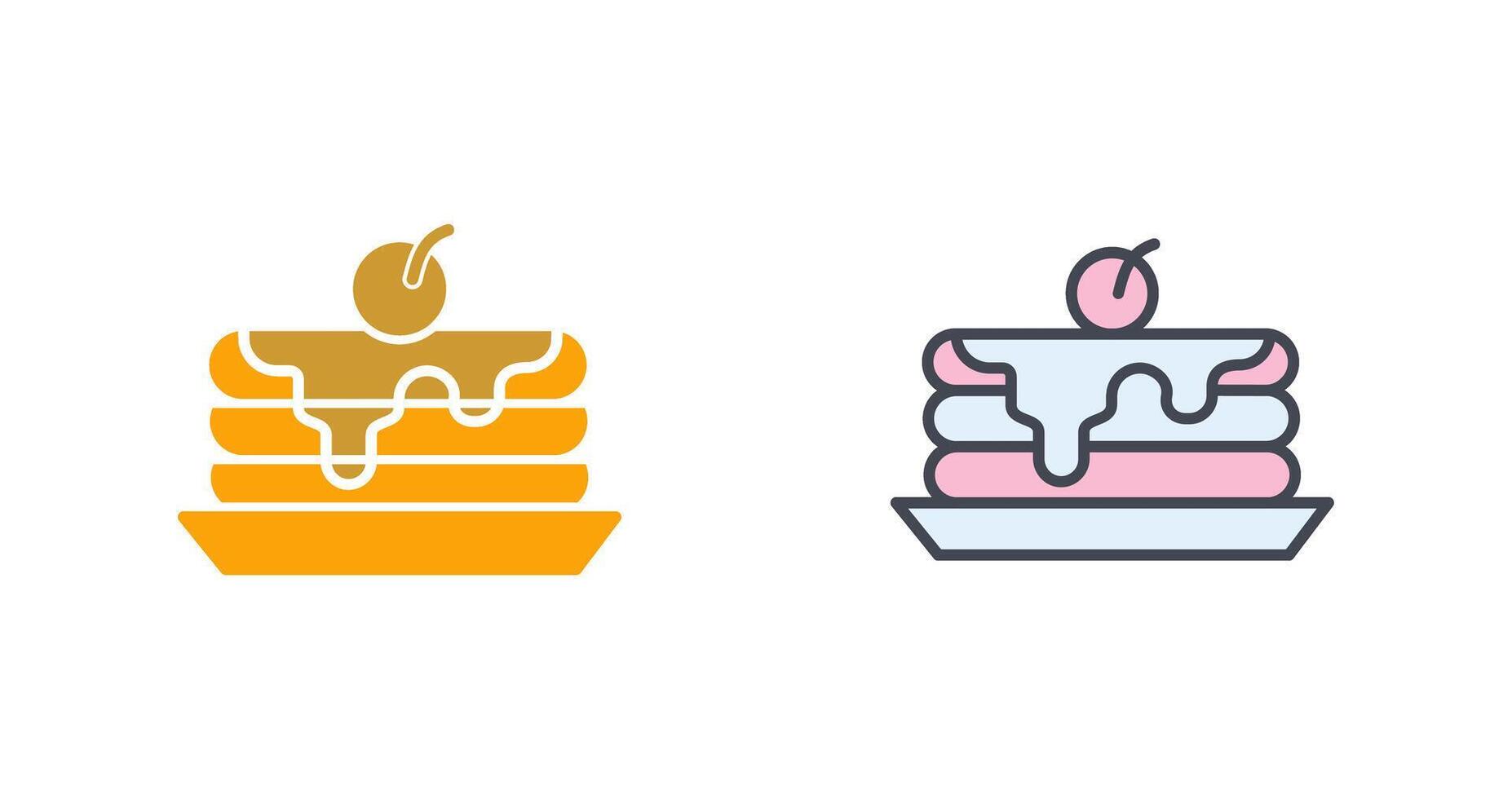 Pancake Icon Design vector