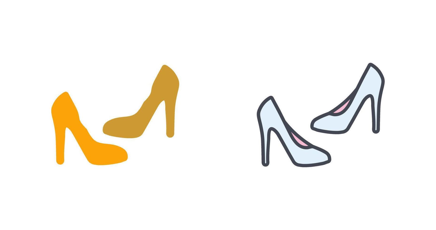 Heels Icon Design vector