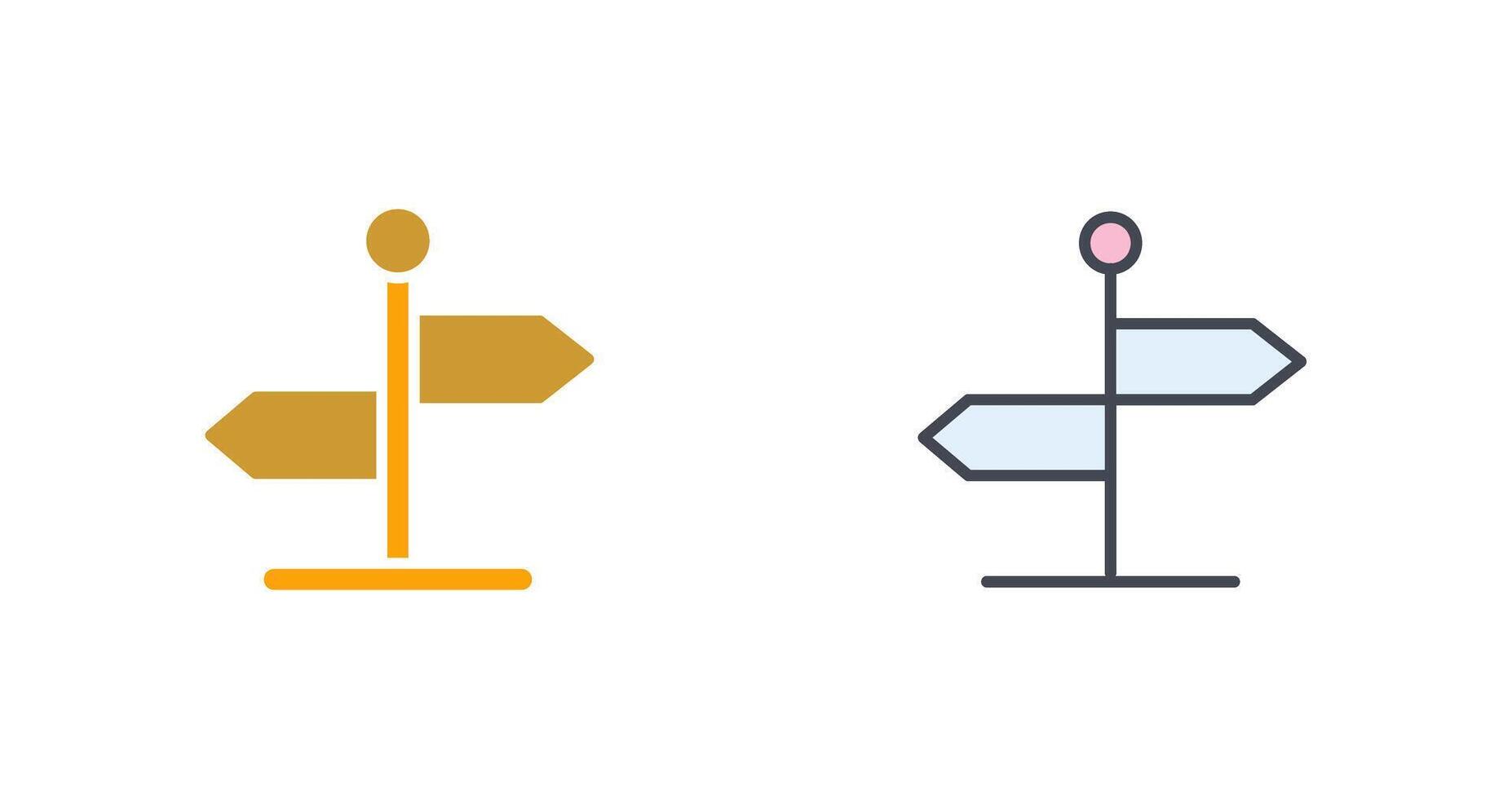 Direction Icon Design vector