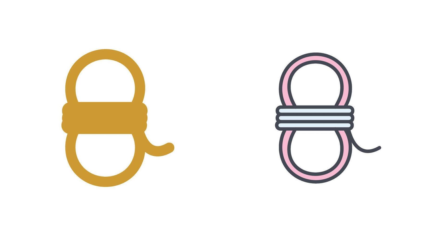 Rope Icon Design vector