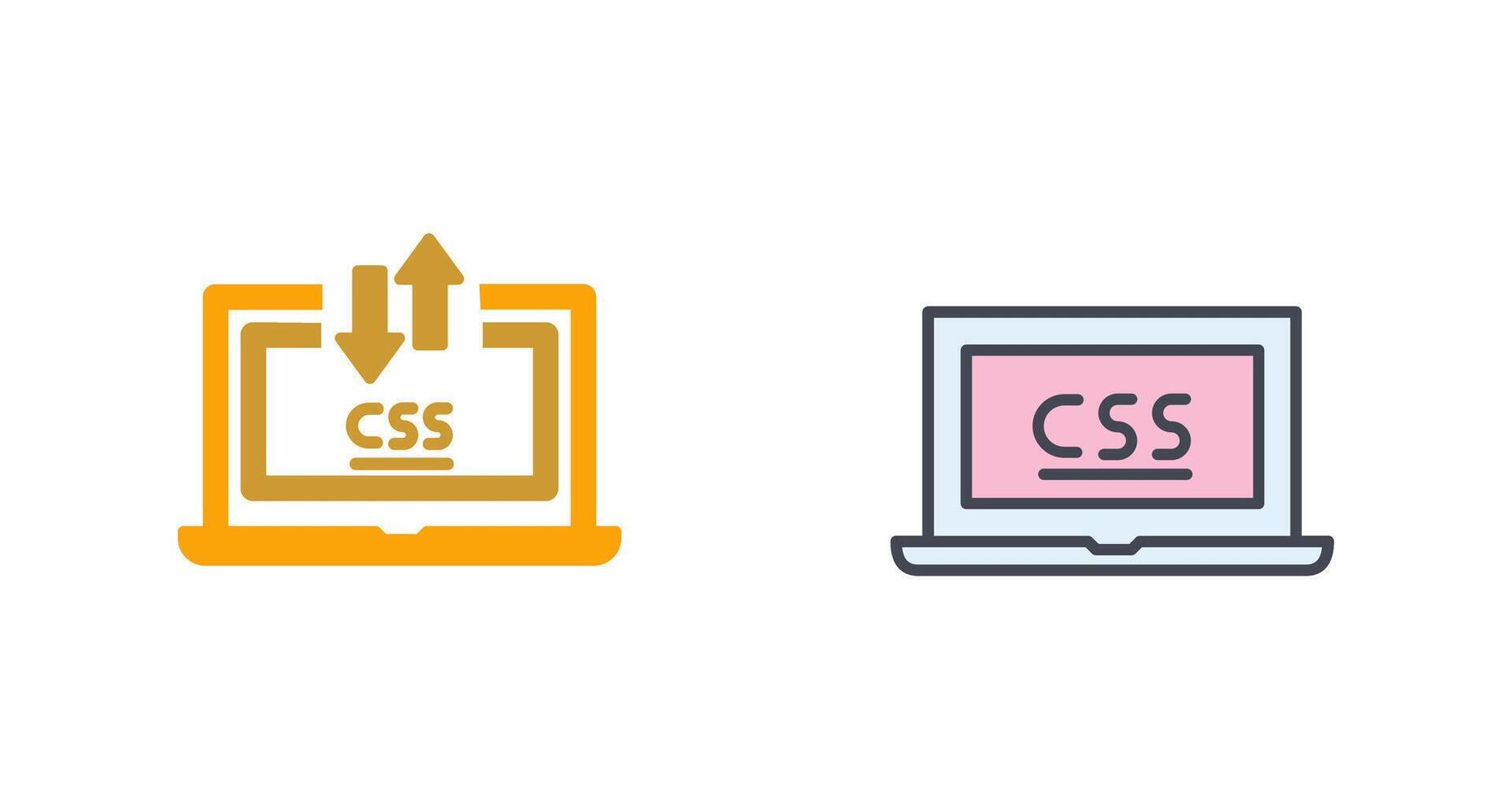CSS Laptop Icon Design 43157575 Vector Art at Vecteezy