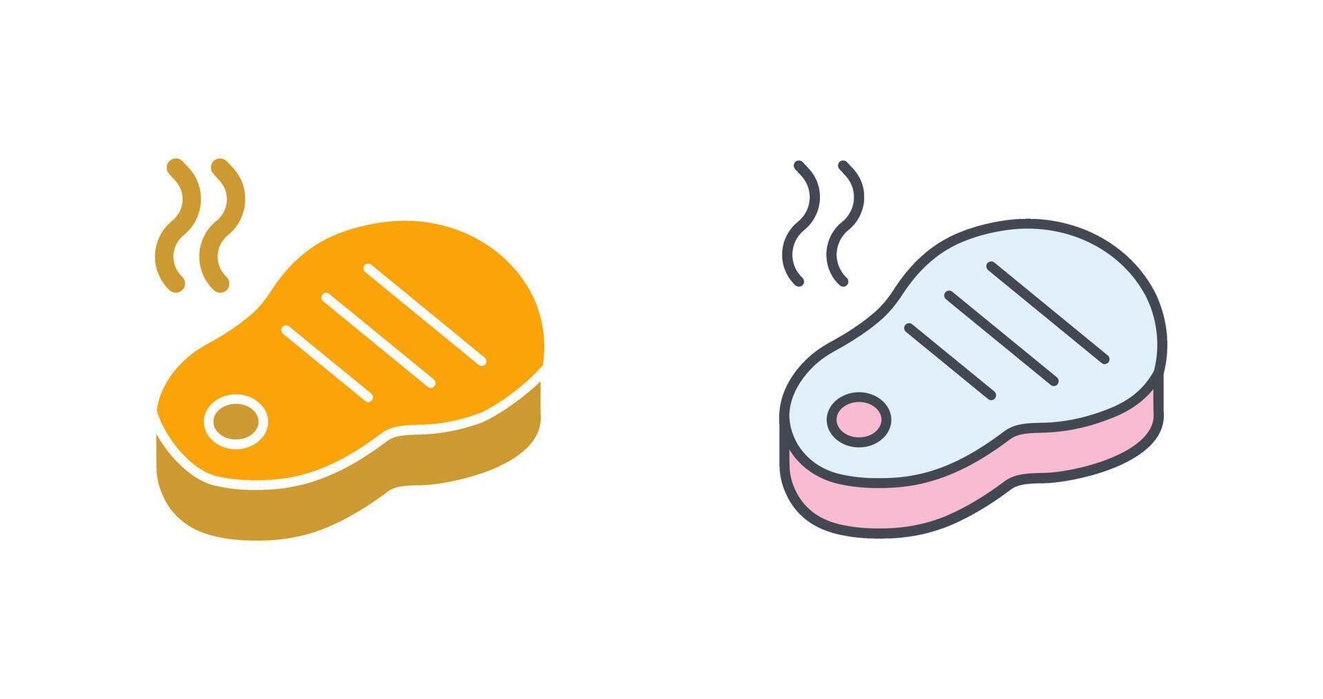 Steak Icon Design vector