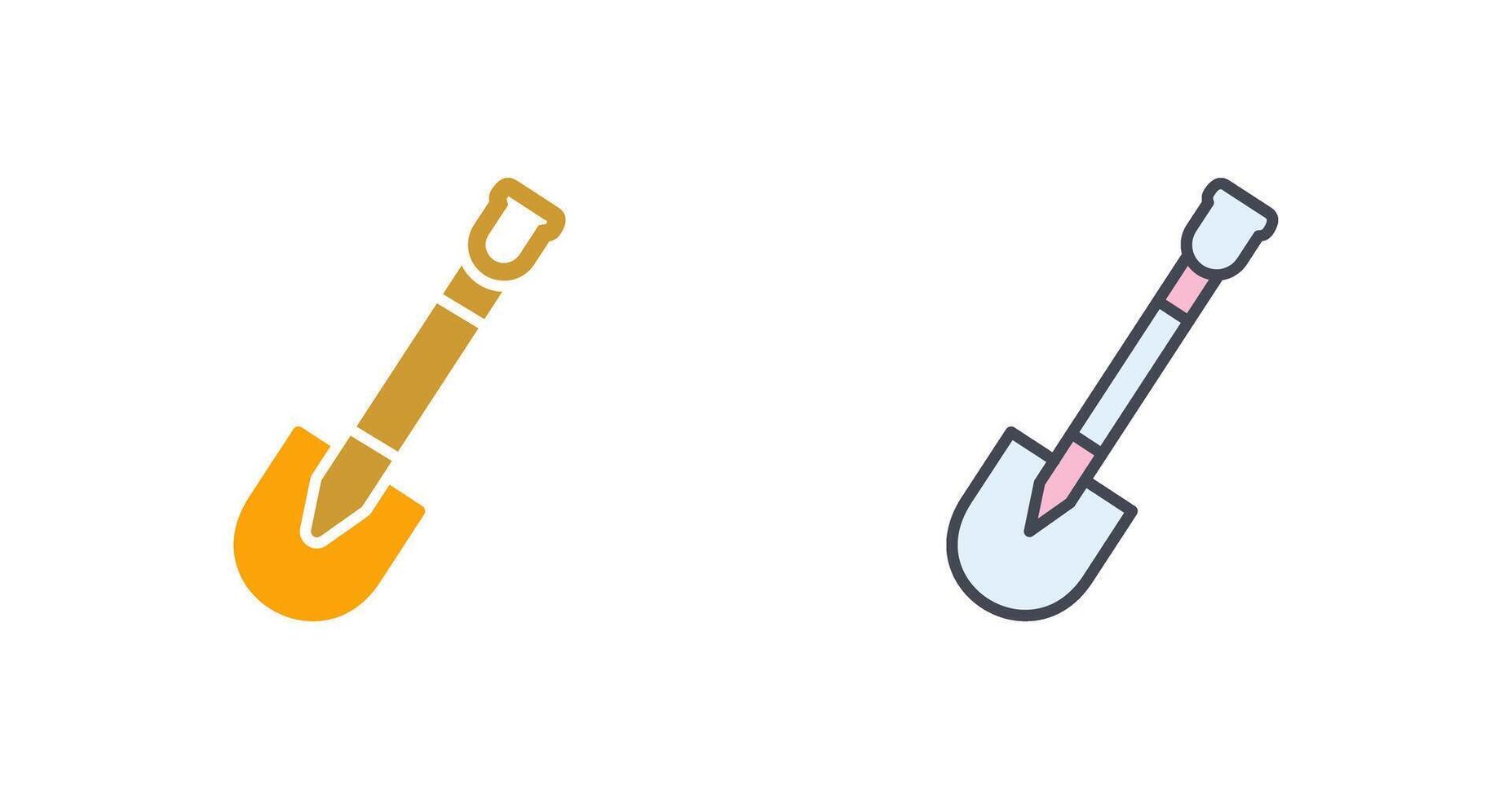 Shovel Icon Design vector