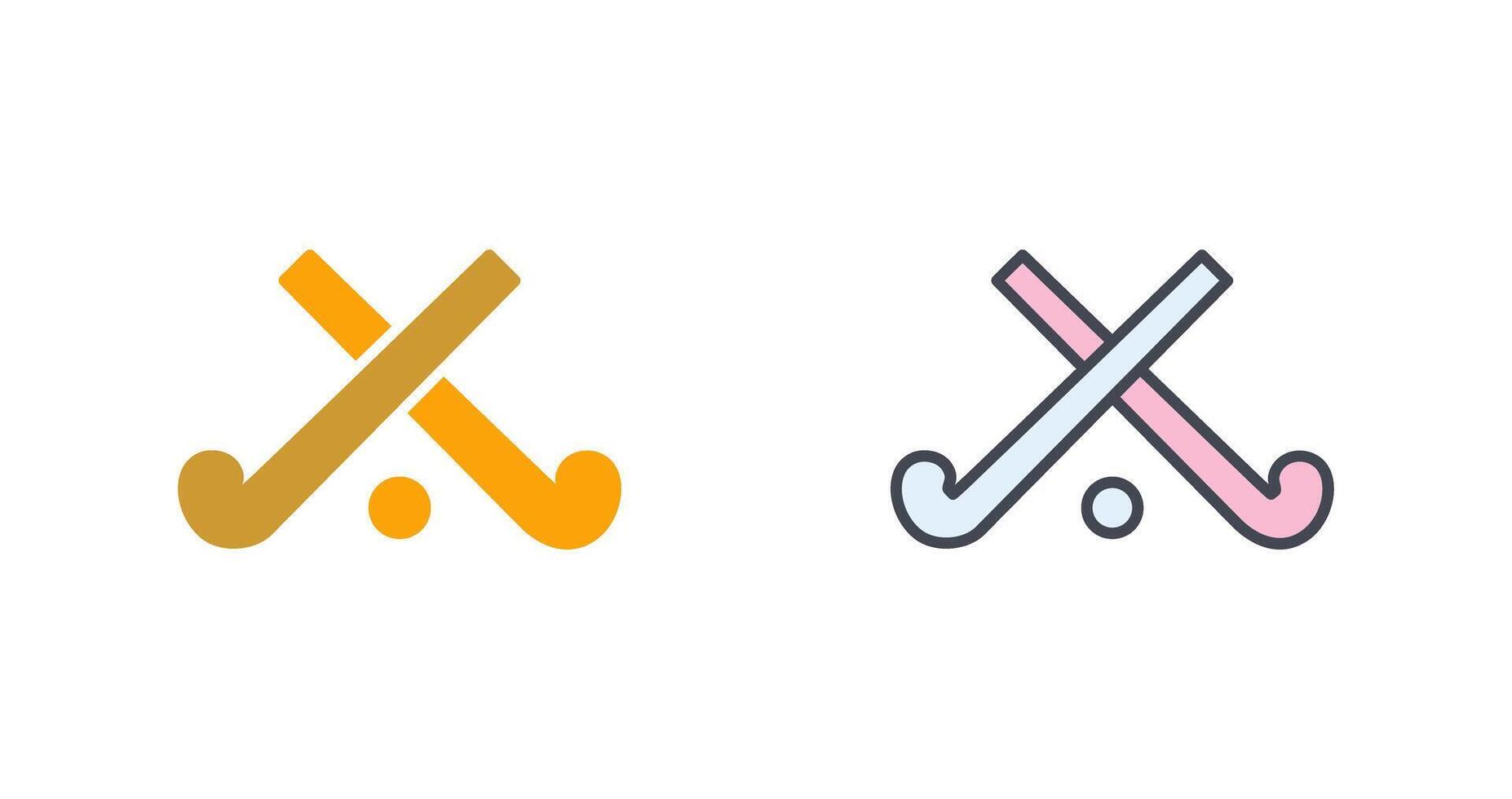 Ice Hockey Icon Design vector