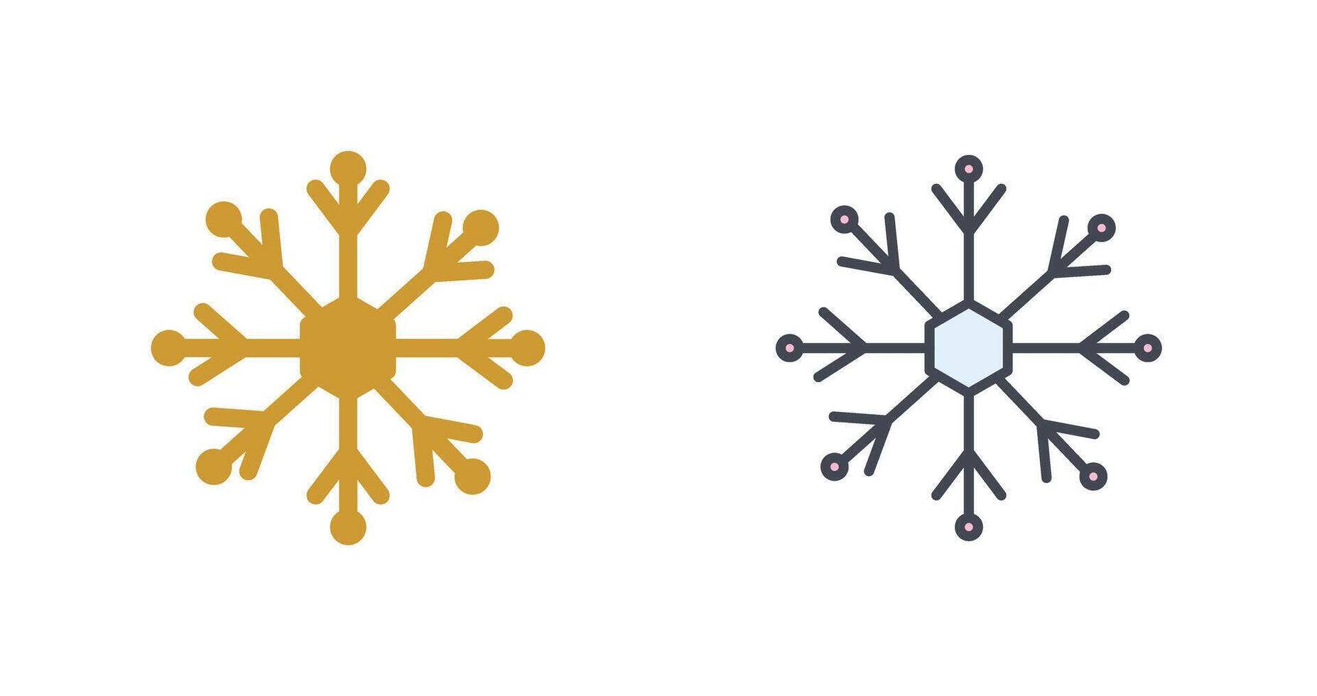 Snowflake Icon Design vector