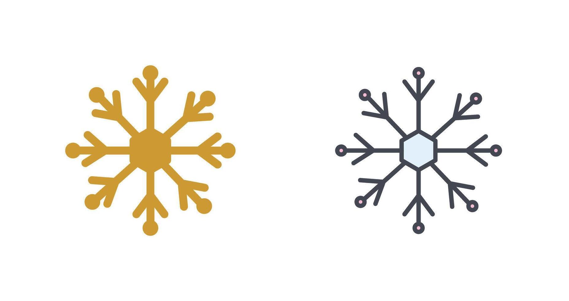 Snowflake Icon Design vector