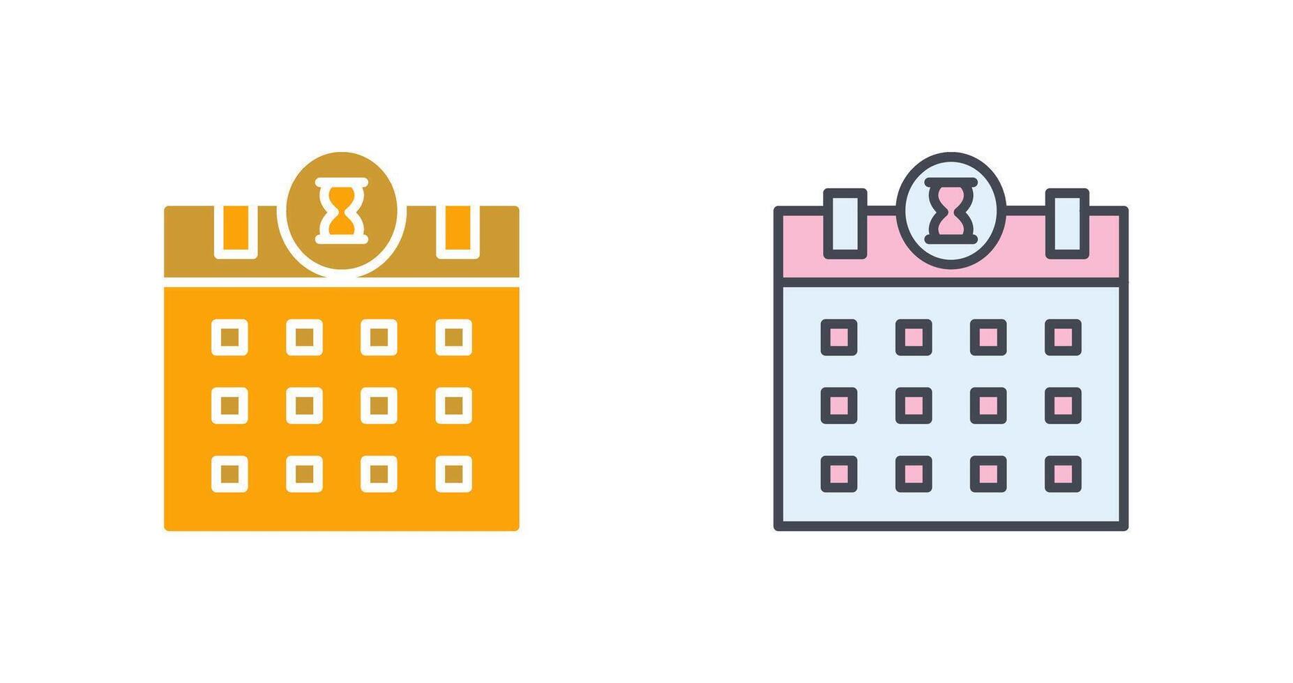 Scheduled Icon Design vector