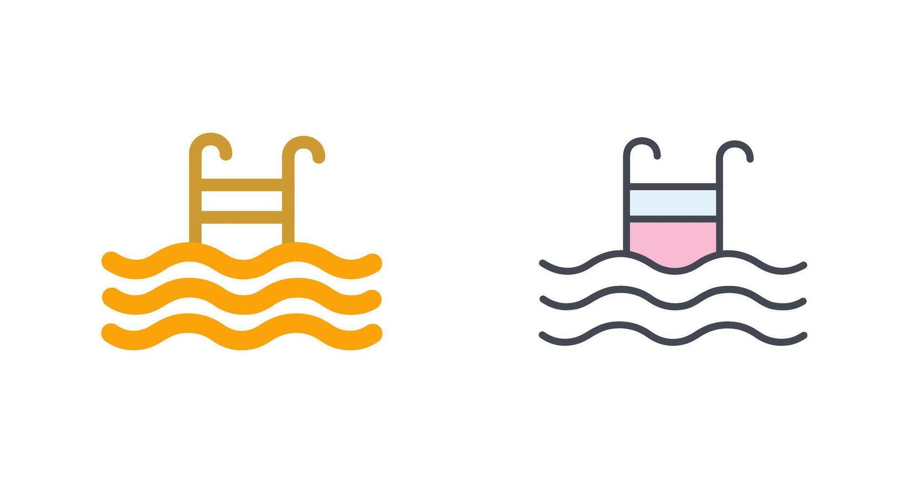 Pool Icon Design vector