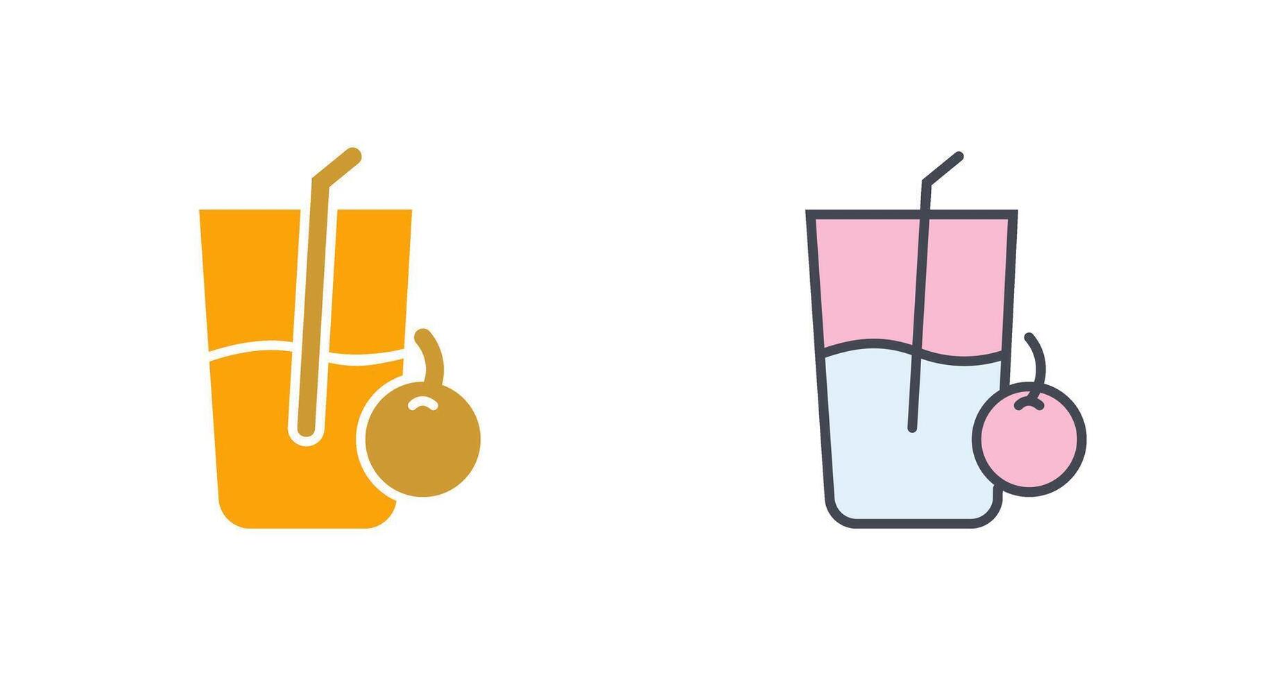Juice Icon Design vector