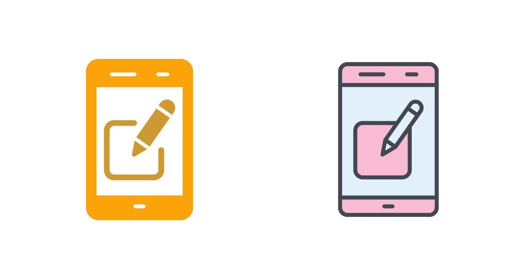 Edit Icon Design vector