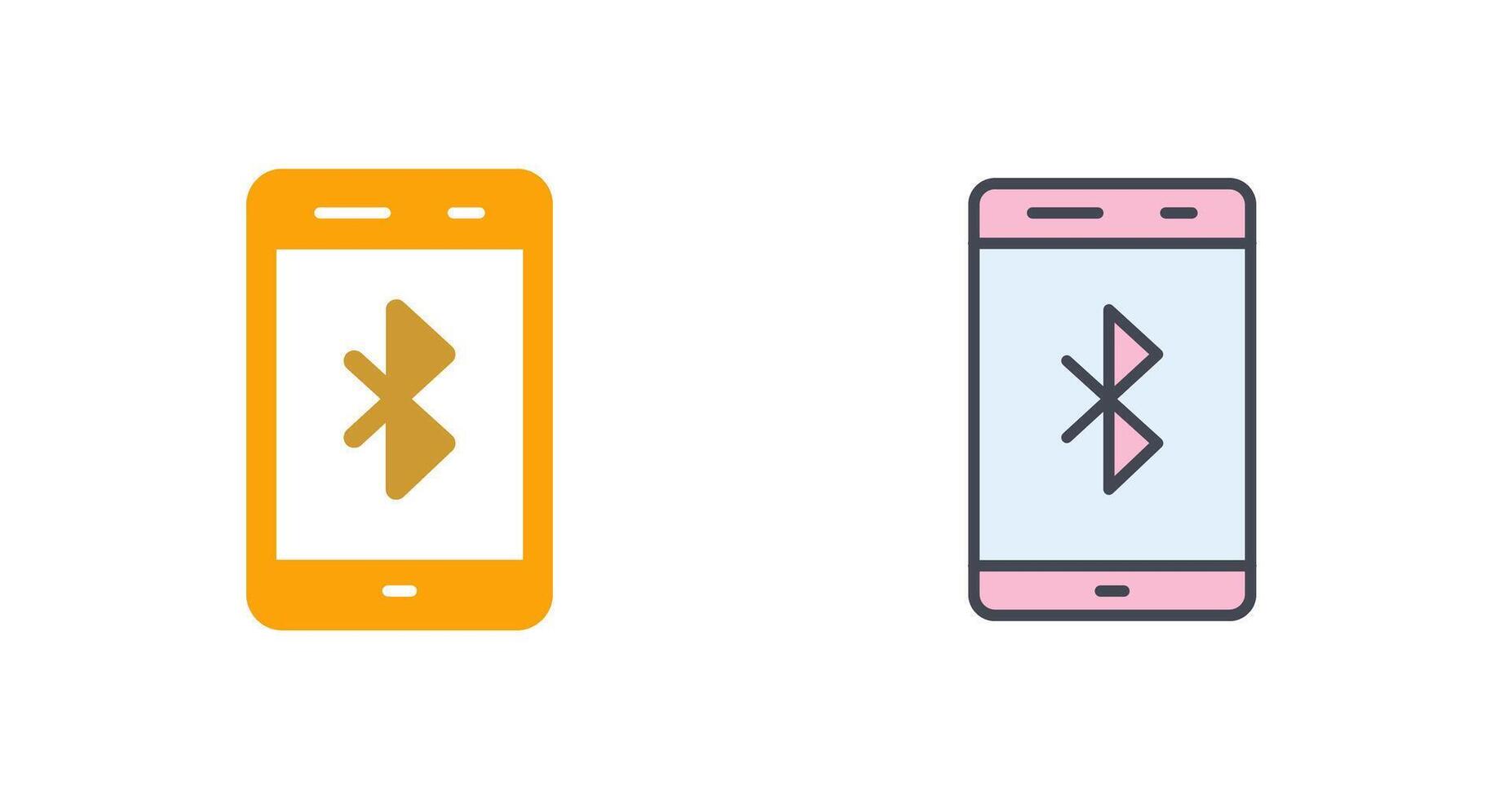 Bluetooth Icon Design vector