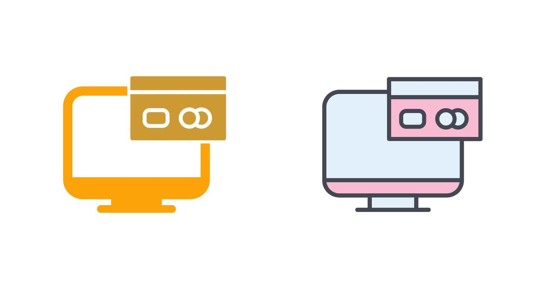 Online Payment Icon Design vector