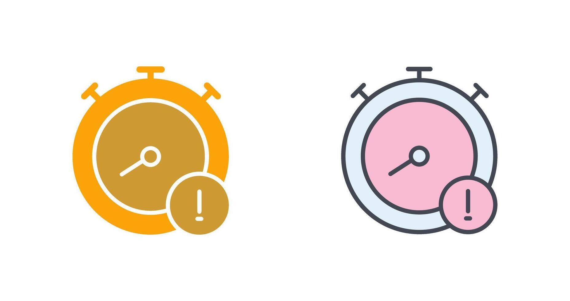 Run Time Icon Design vector