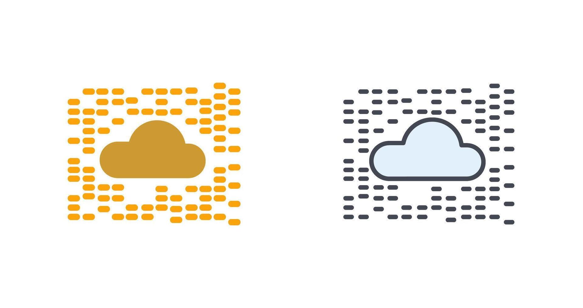 Cloud Icon Design vector