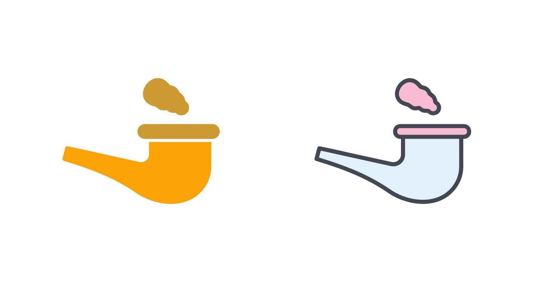 Smoke Pipe Icon Design vector