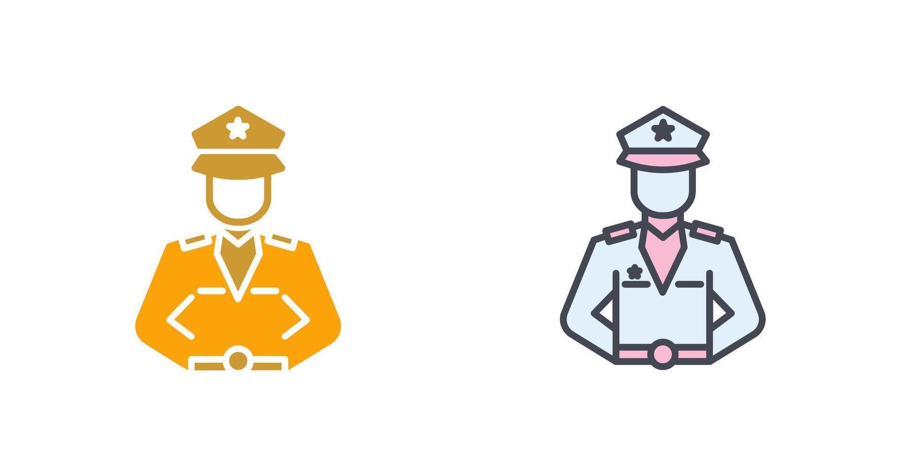 Police Man Icon Design vector