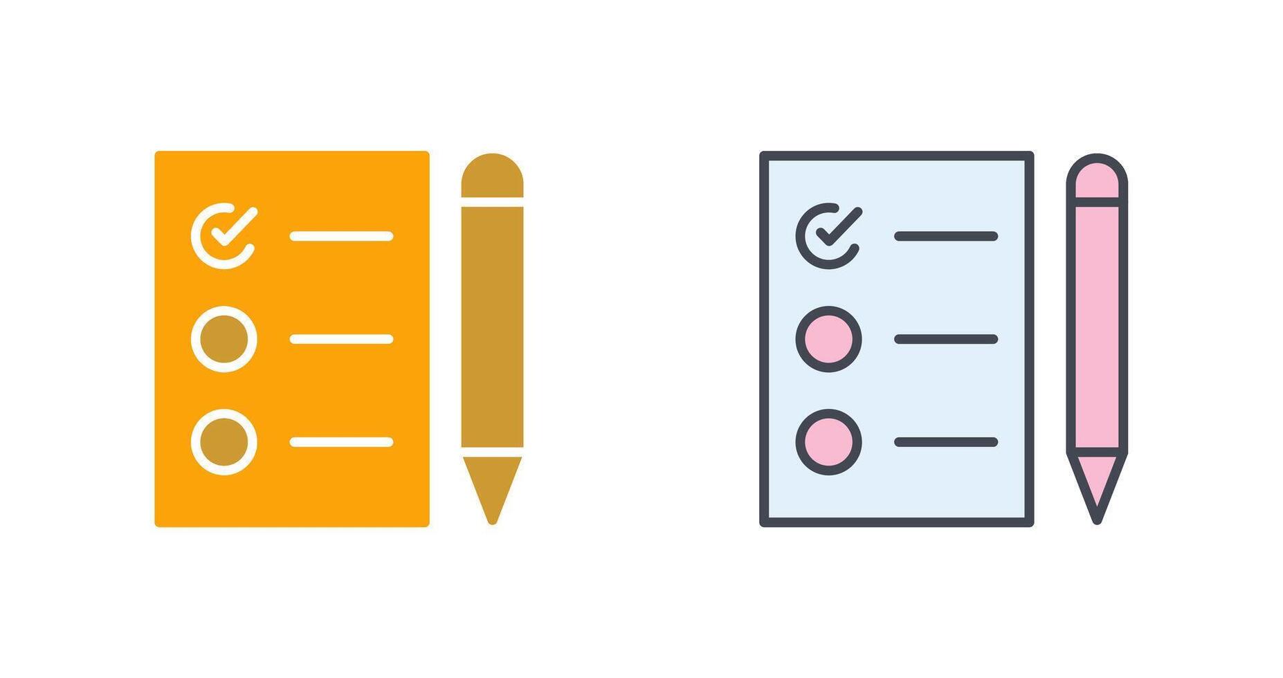 Task List Icon Design vector