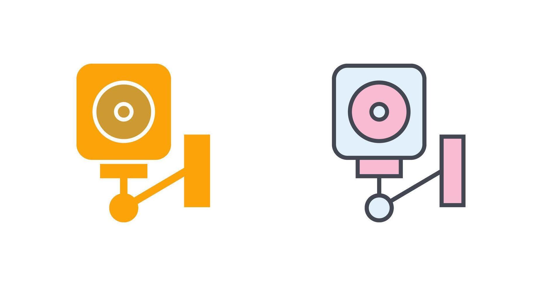 Surveillance Icon Design vector