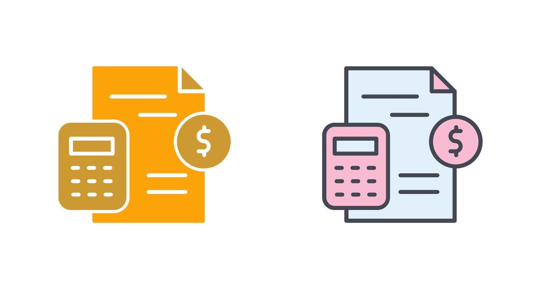 Accounting Icon Design vector