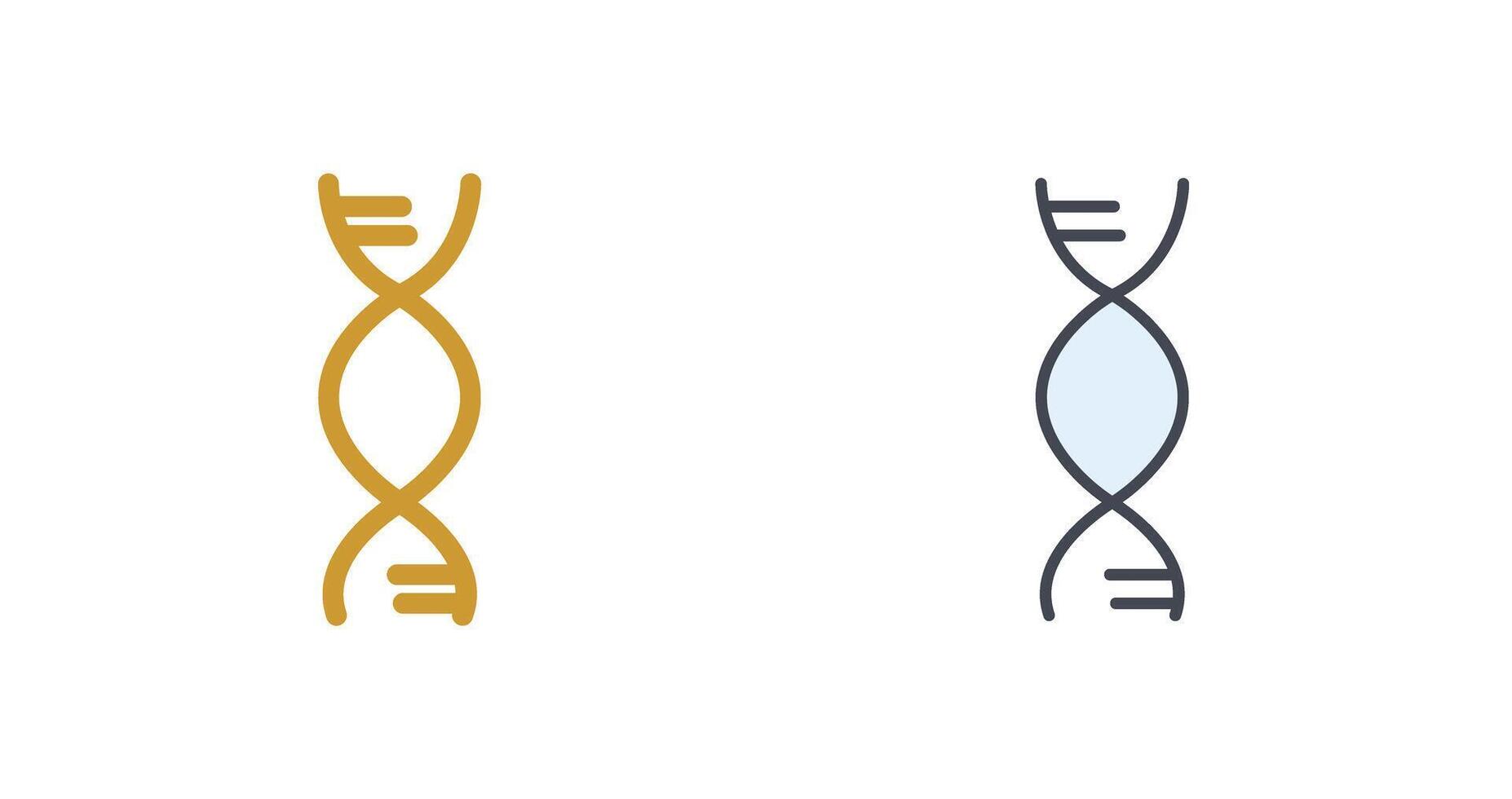 DNA Icon Design vector