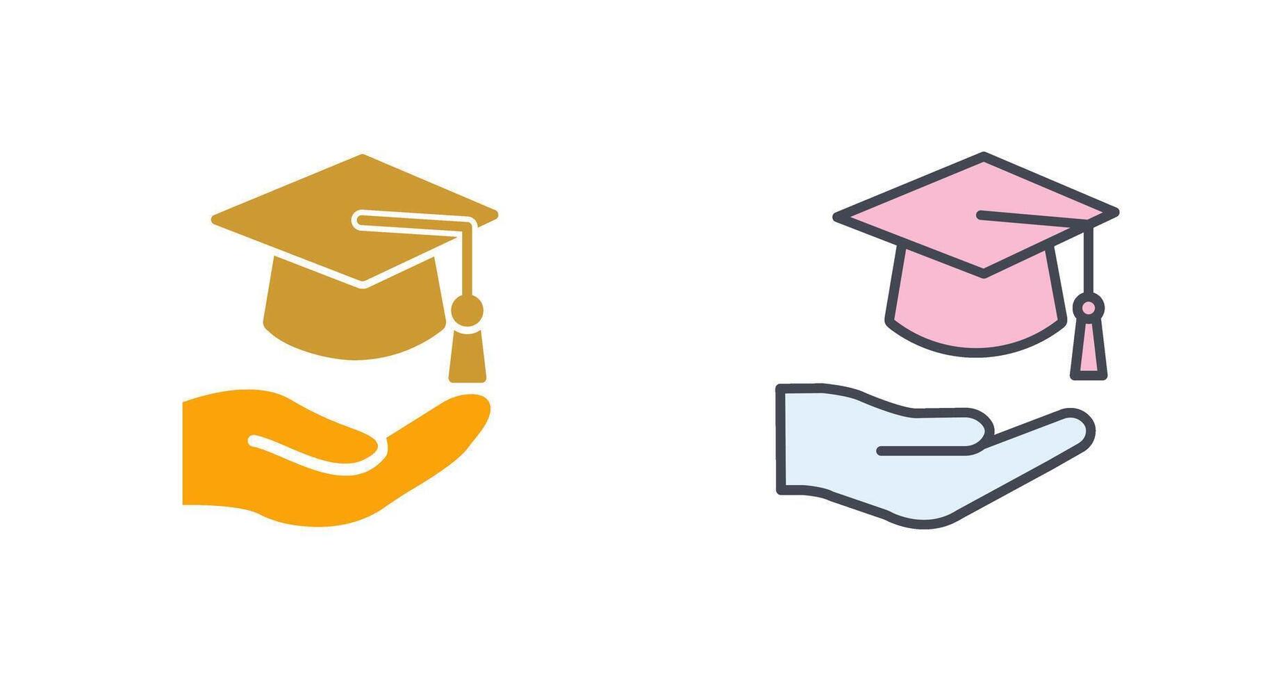 Graduation Hat Icon Design vector