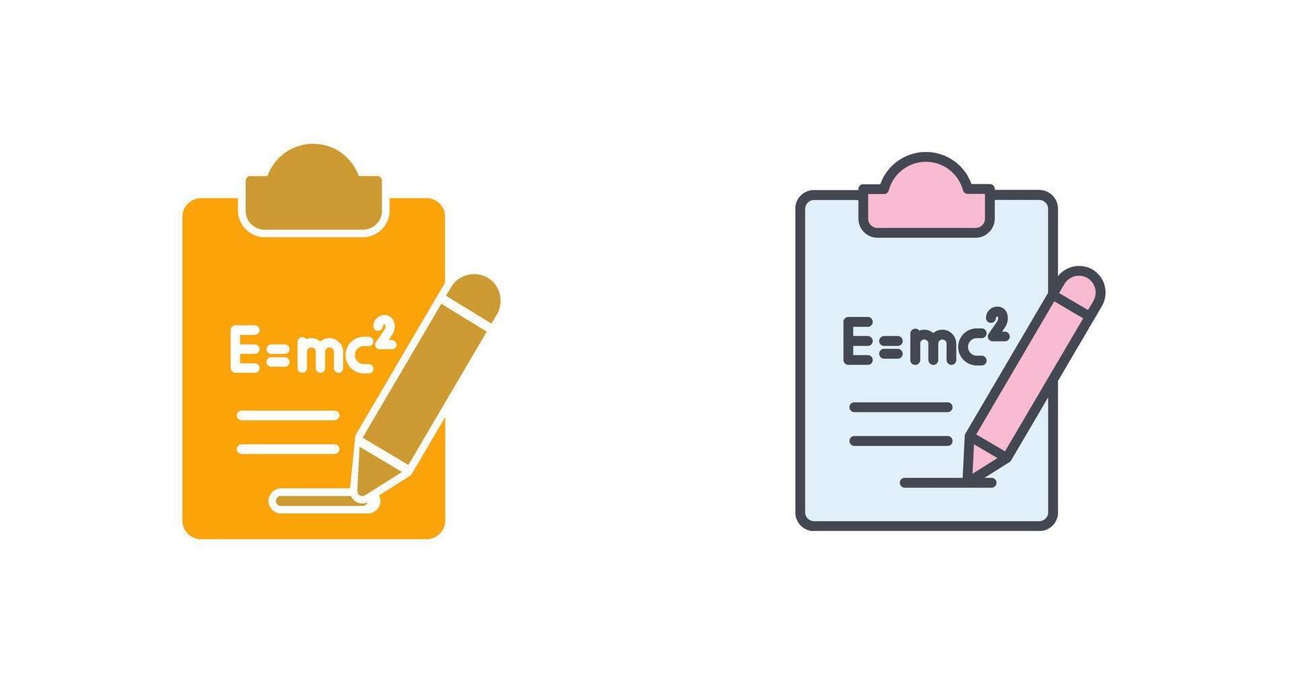 Formula Icon Design vector