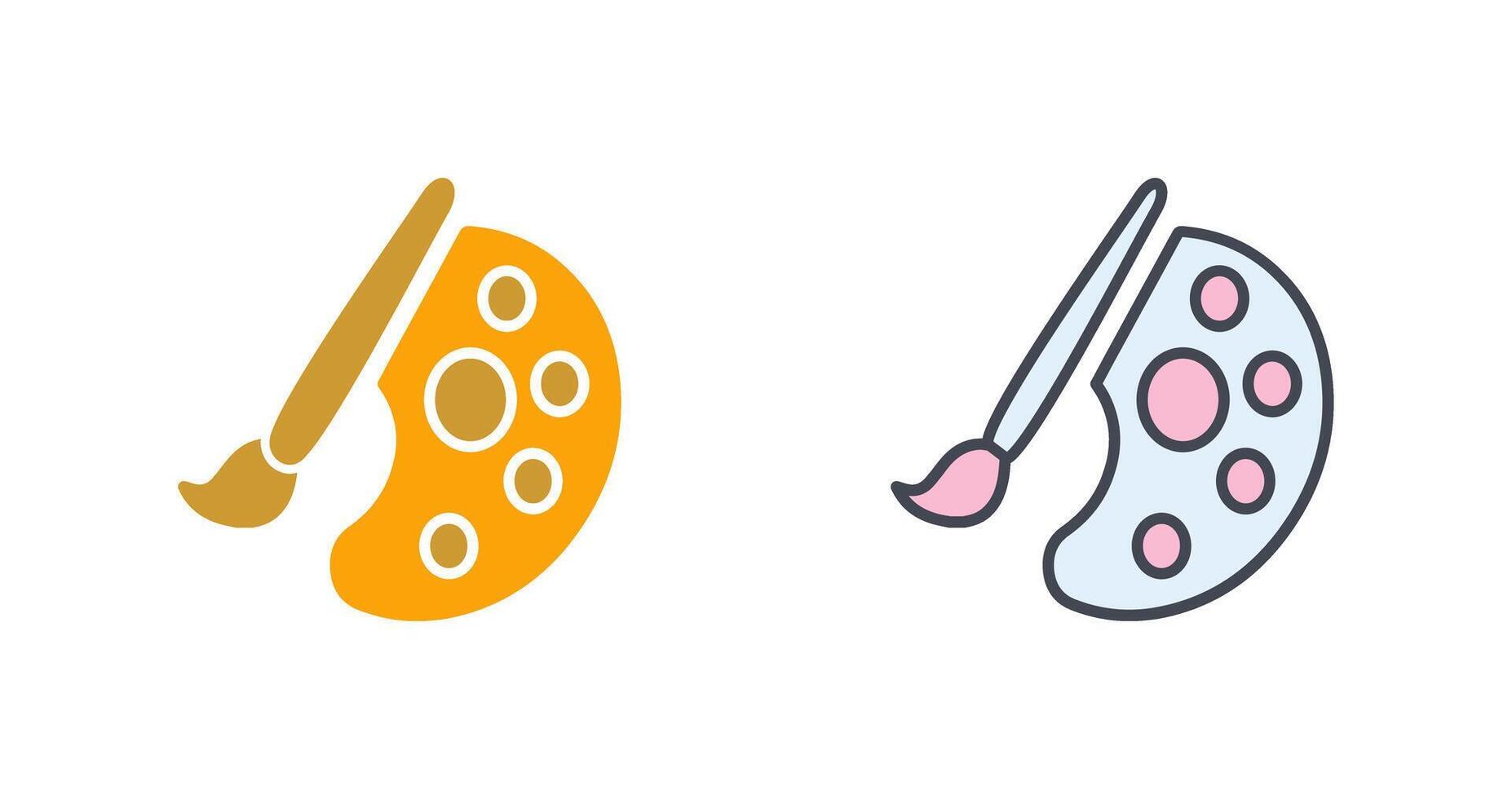 Paint Brush Icon Design vector