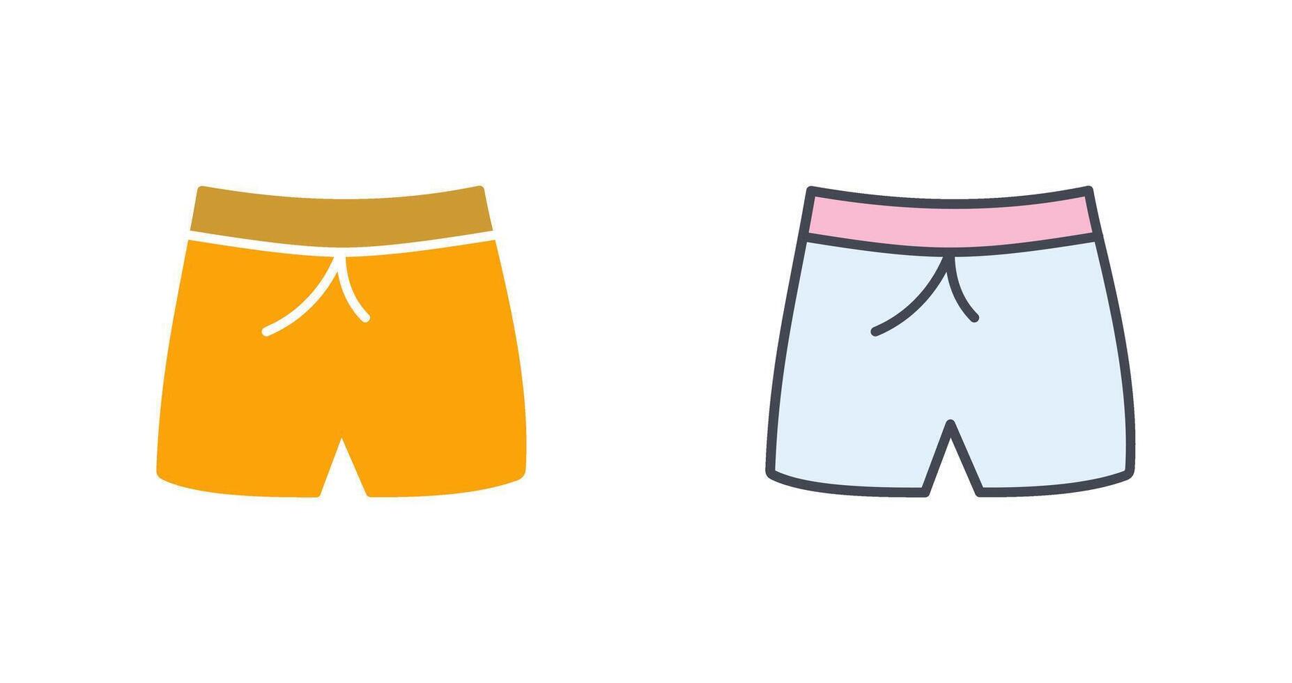 Swim Suit Icon Design vector