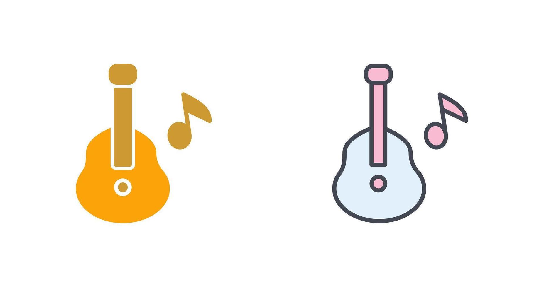 Guitar Icon Design vector