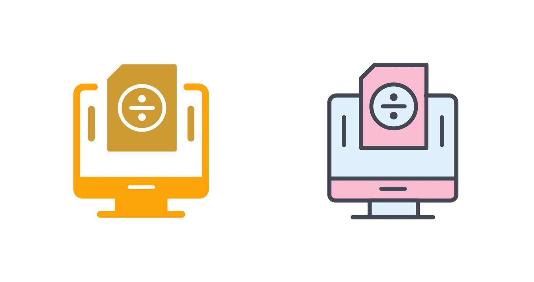 Divide Icon Design vector