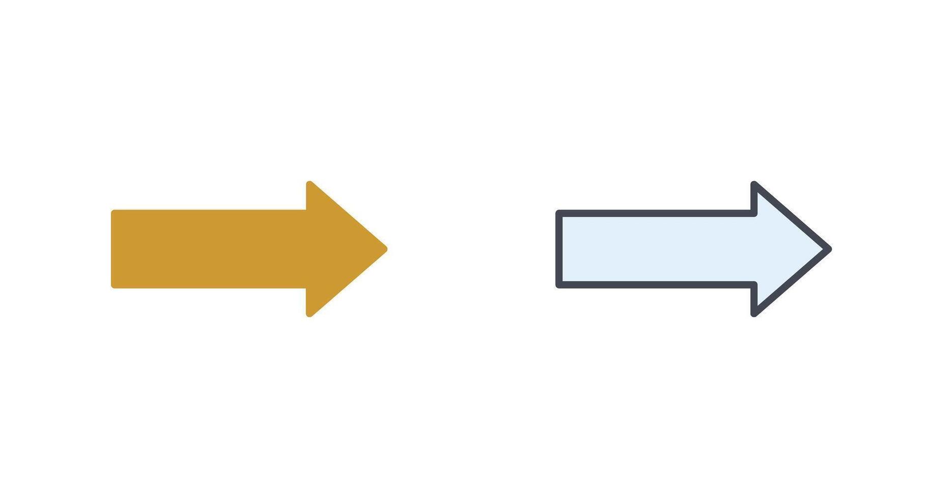 Arrow Right Icon Design vector