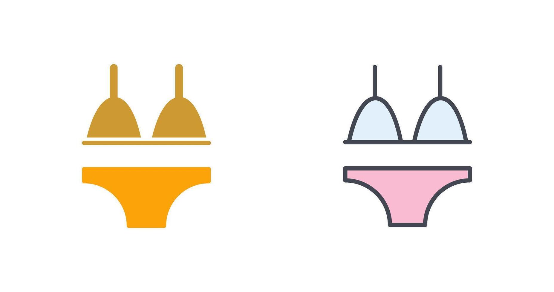 Bikini Icon Design vector