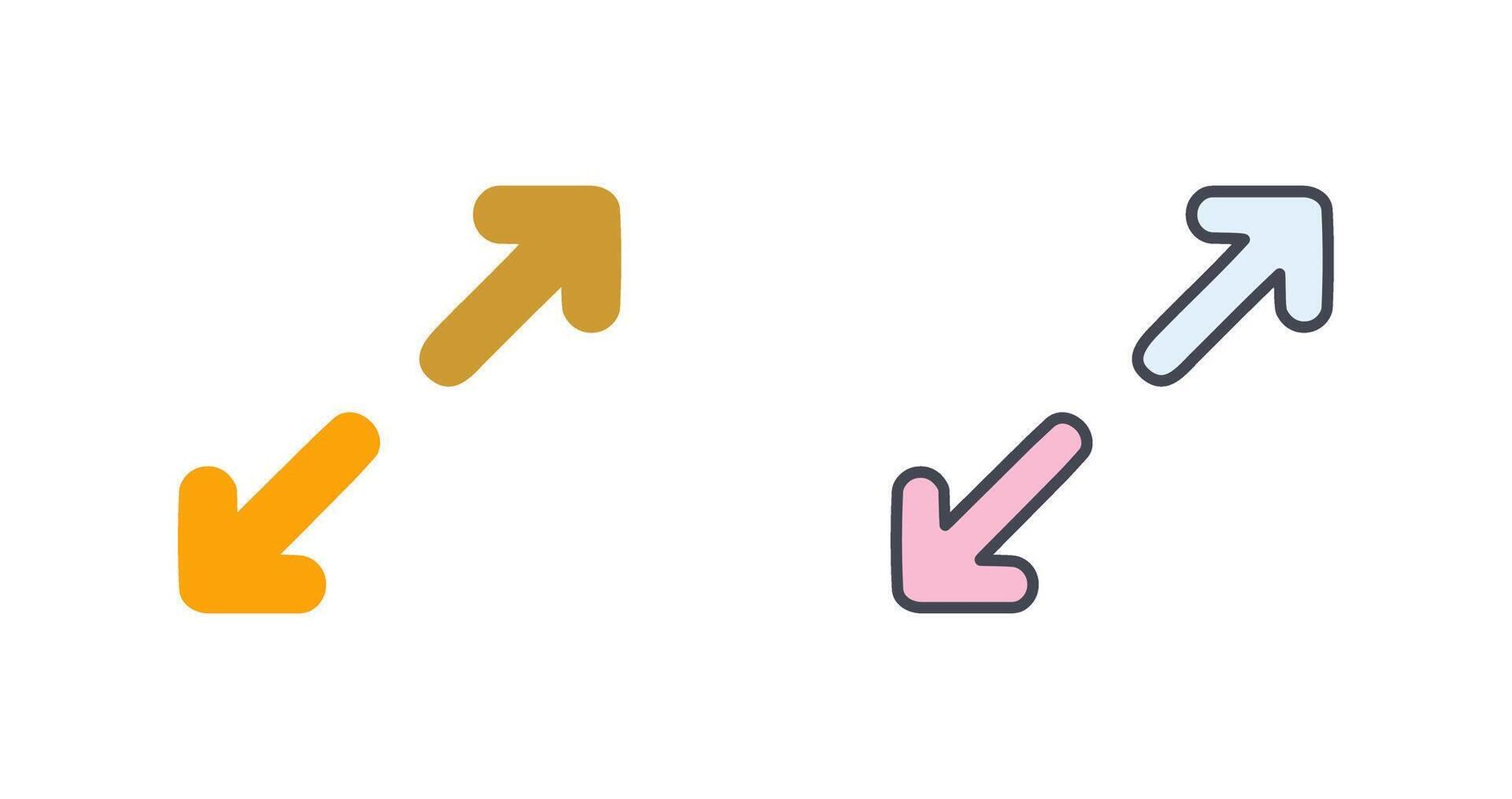 Expand Icon Design vector