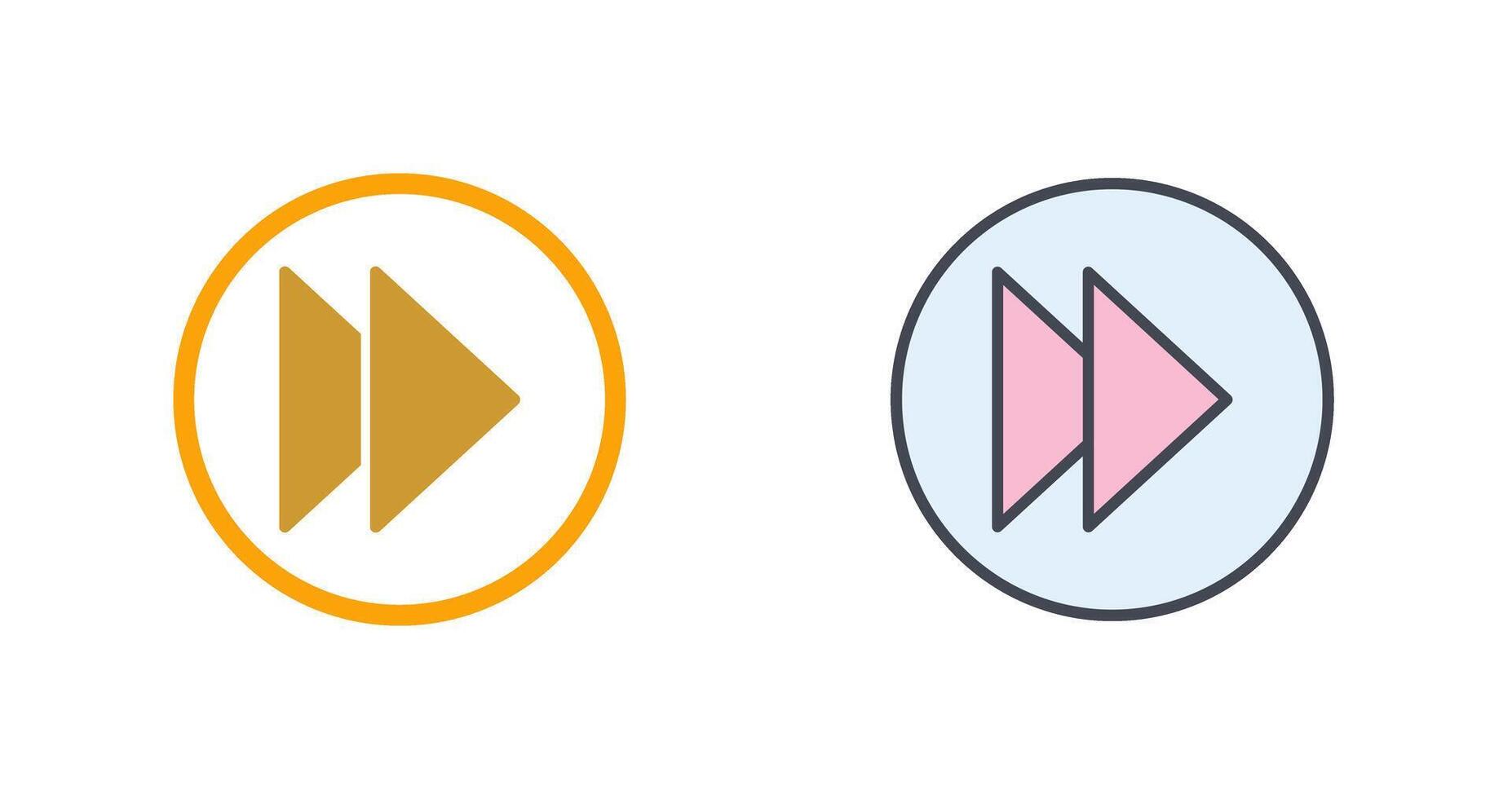 Next Icon Design vector