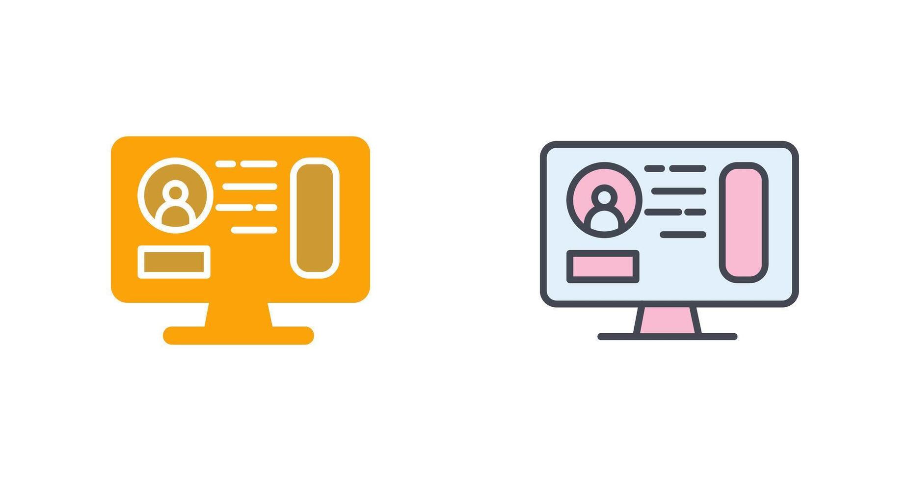 Profile Icon Design vector