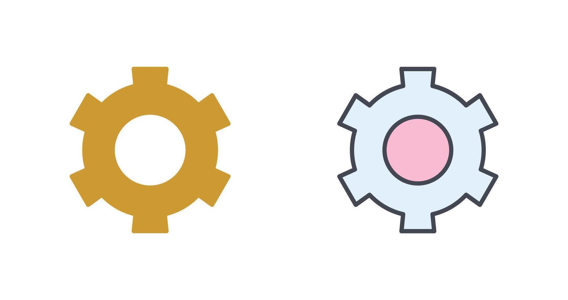 Setting Gear Icon Design vector