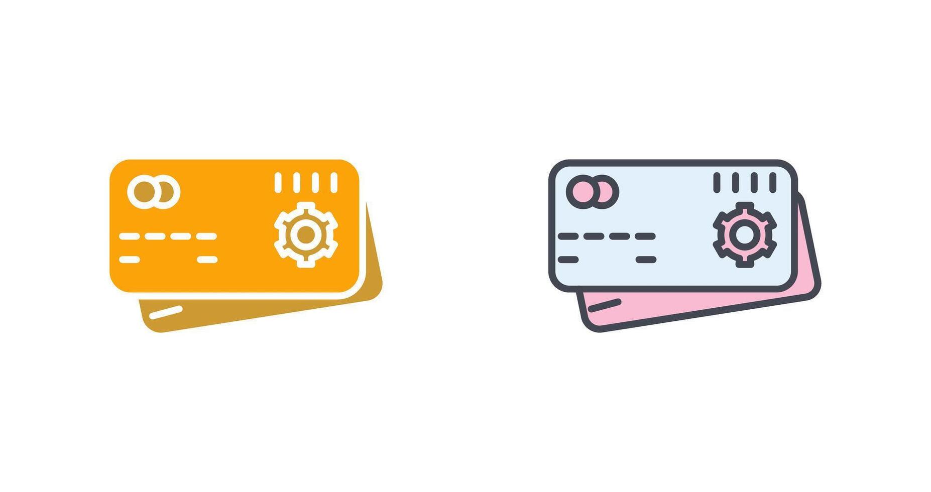 Payment Setting Icon Design vector