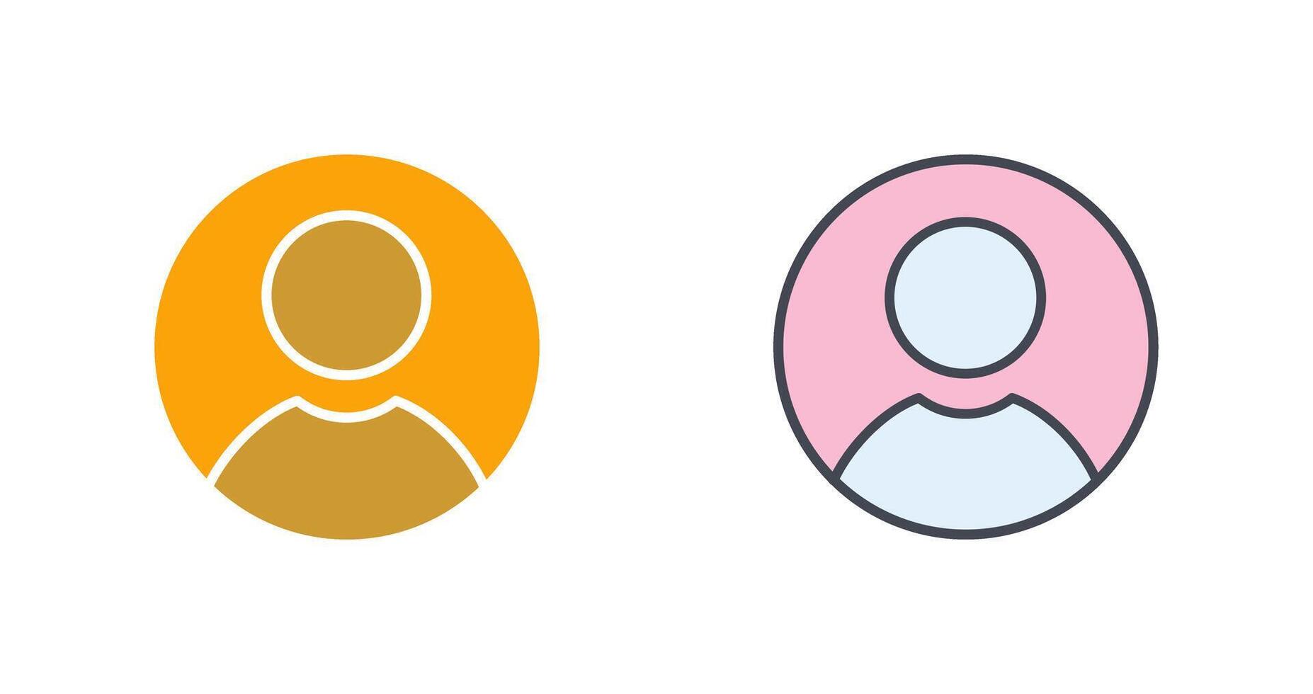 Male Profile Icon Design vector
