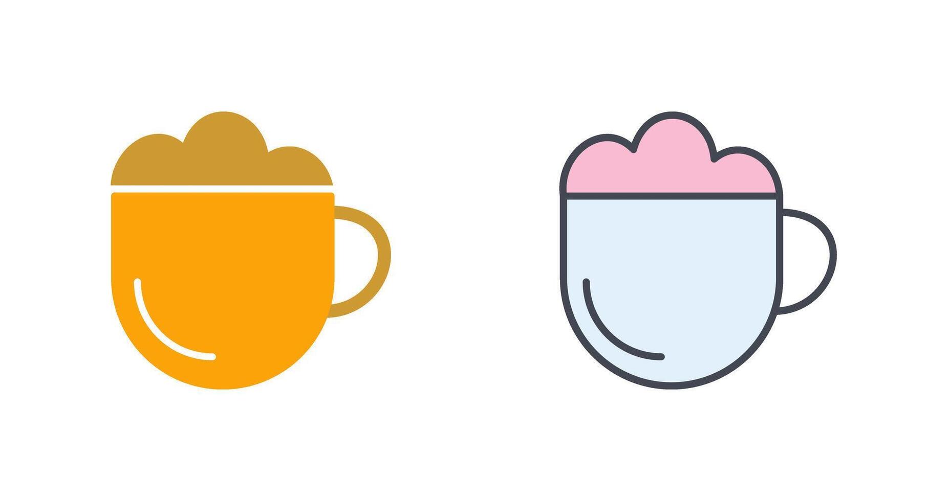 Cappuccino Icon Design vector